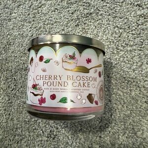 Bath & Body Works Cherry Blossom Pound Cake Candle
